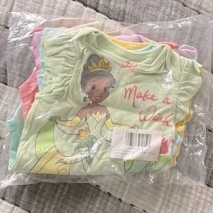 Multi Disney Princess Onesies (SET OF 5) by Disney Baby